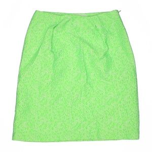 Like New Max & Lola Bright Neon Green Skirt Size Medium Junior #Barbiecore